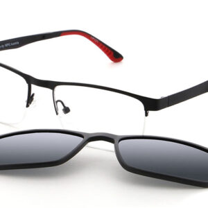 Vienna Design Herrenbrillengestell mit Sonnenclip 777-1