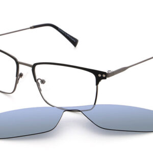 Vienna Design Herrenbrillengestell mit Sonnenclip 778-1